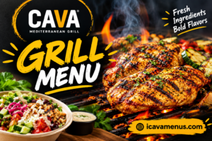 Cava Grill Menu with Prices 2026