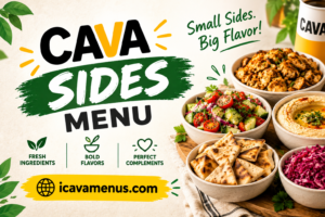 Cava Sides Menu with Prices 2026